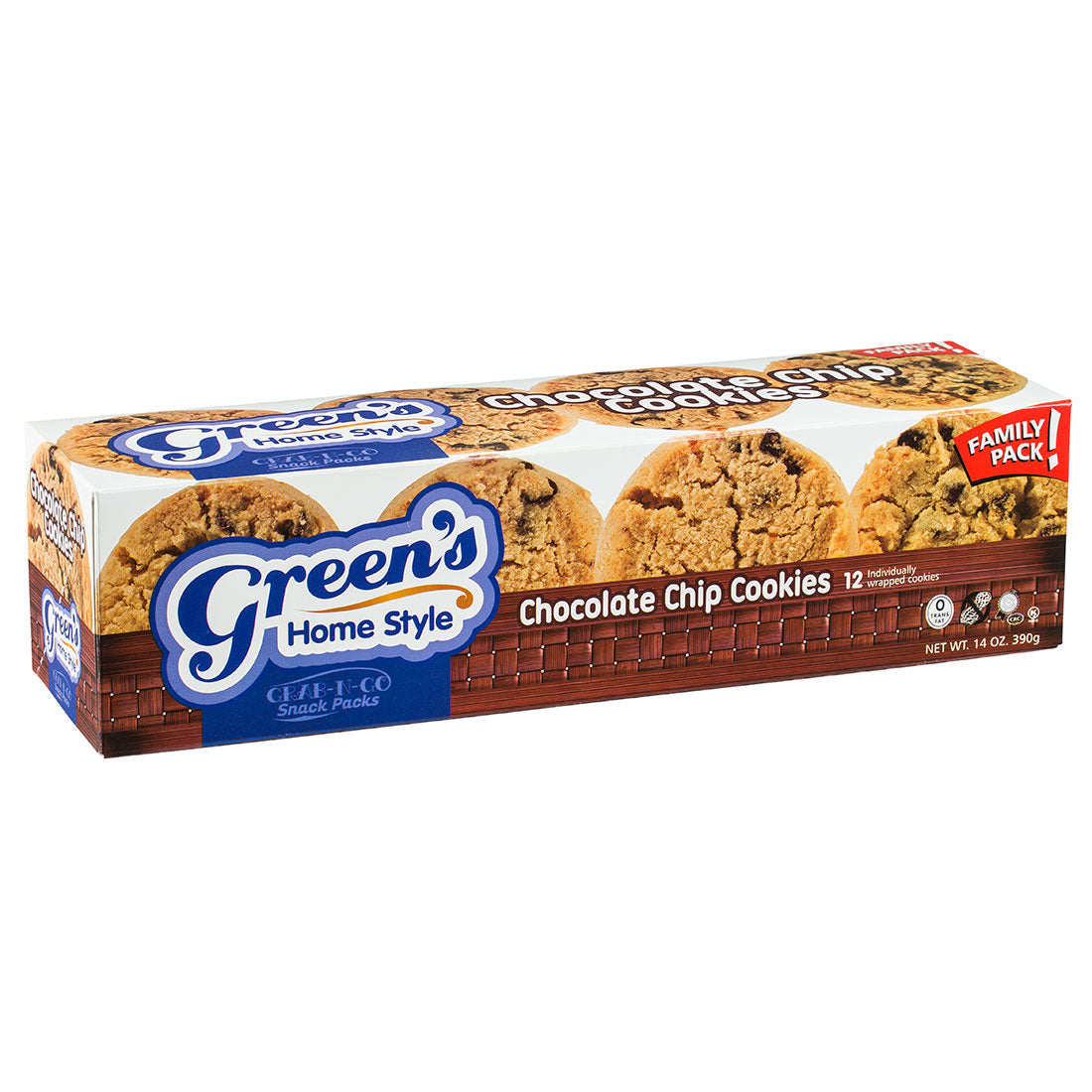 Chocolate Chip Cookies - Individually Wrapped – Greens Babka