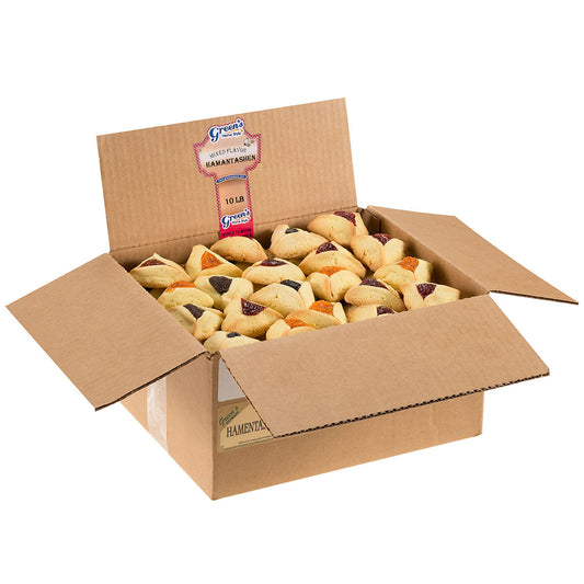 Assorted Hamantaschen - 5 Pound Box (68 Count)