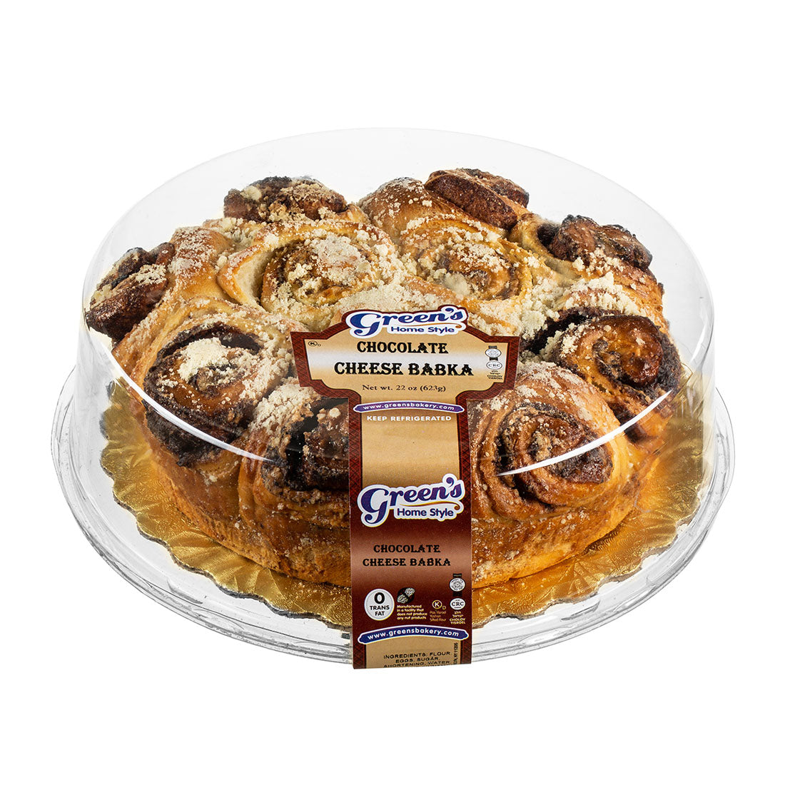 Chocolate Cheese Babka - 22 oz