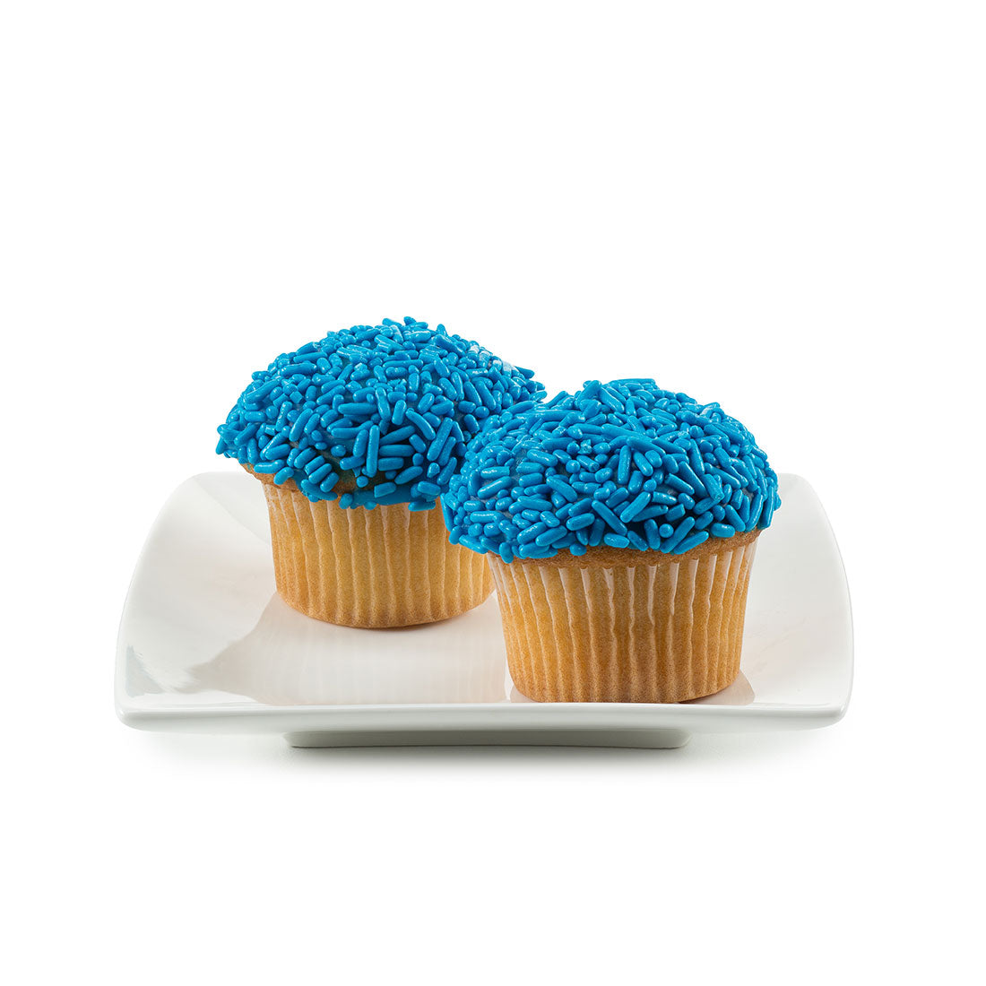 1 Dozen Mini Blue & White Hanukkah Cupcakes