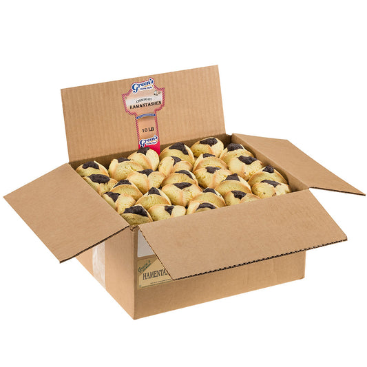 Chocolate Chip Hamantaschen - 10 Pound Box (120 Count)