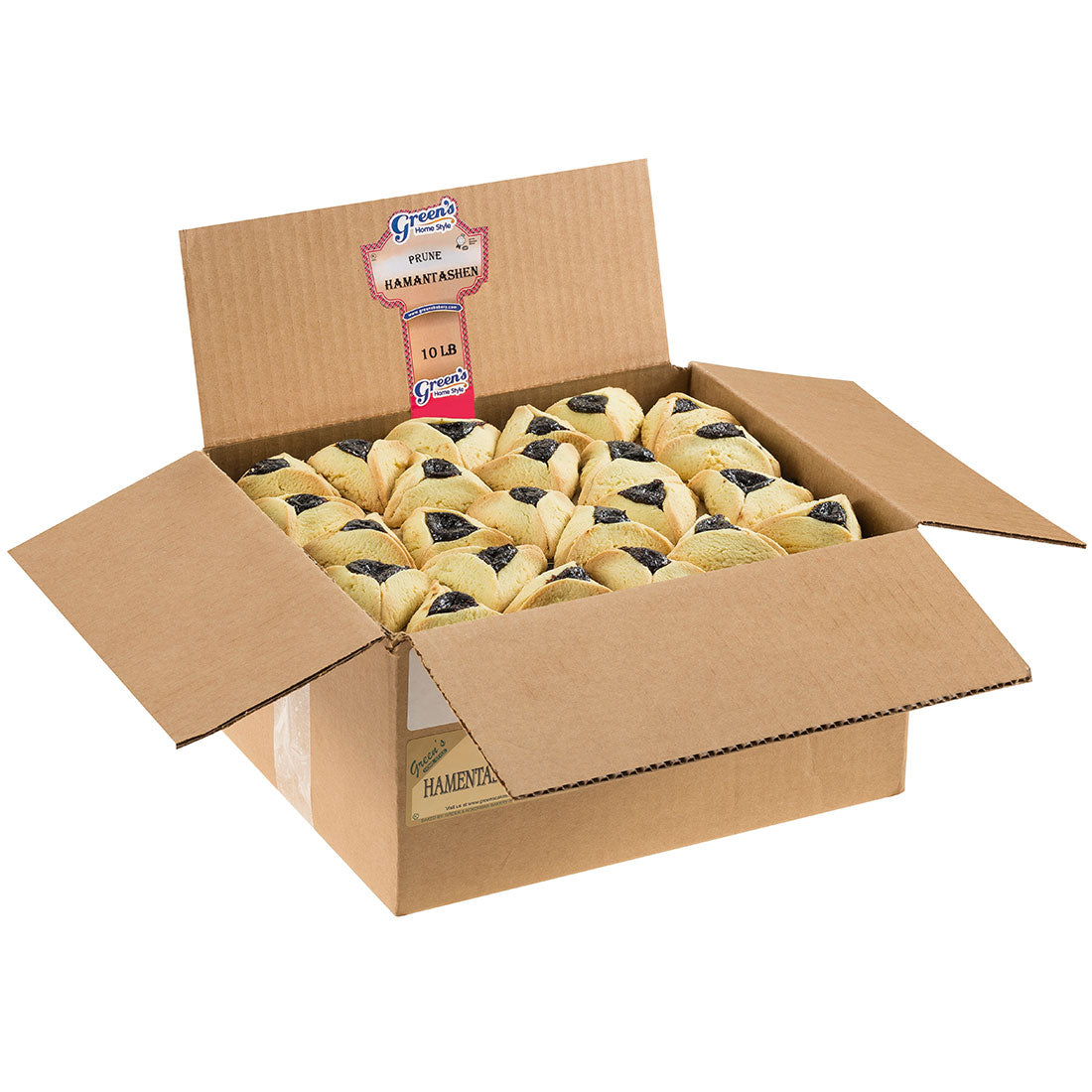 Prune Hamantaschen - 10 Pound Box (120 Count)