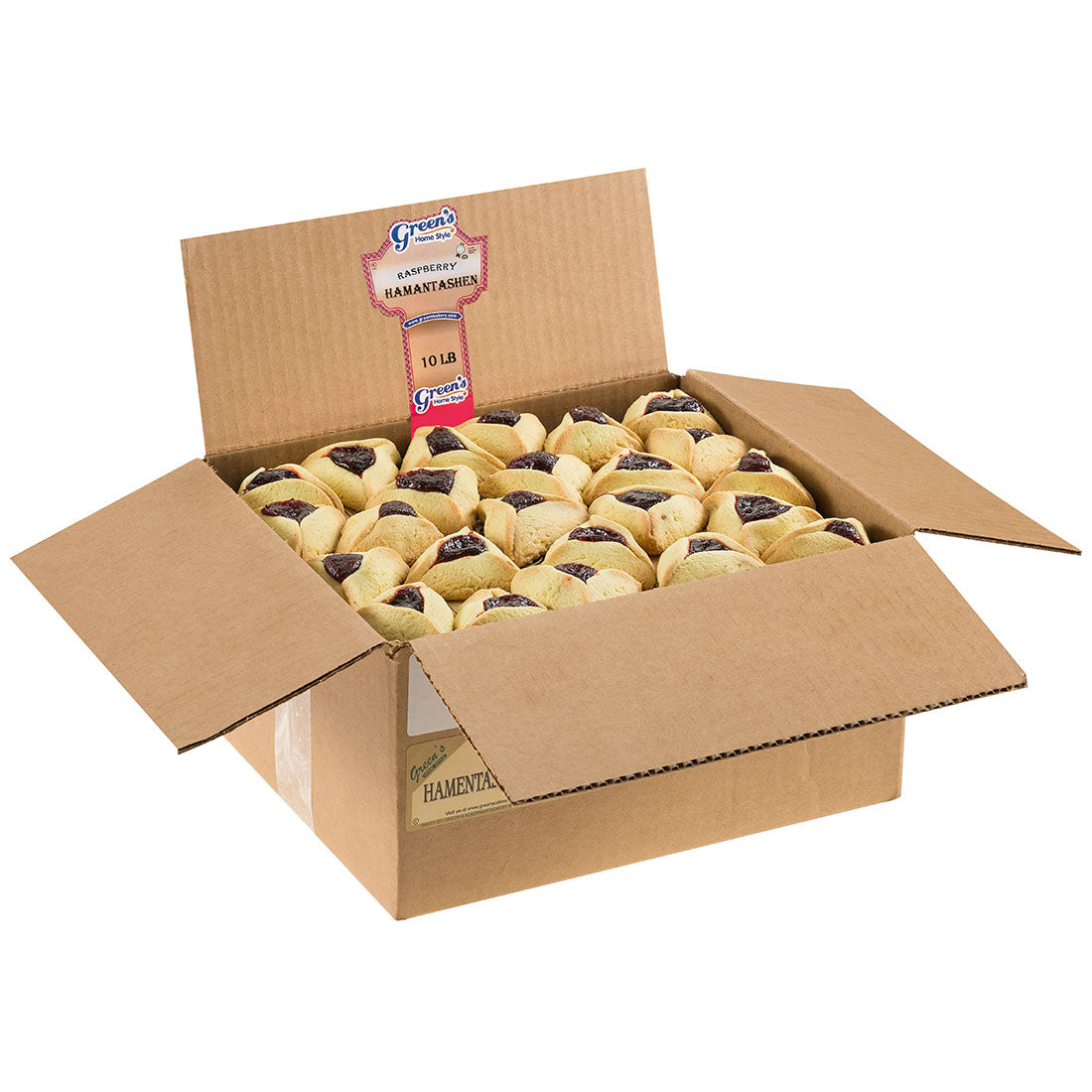 Raspberry Hamantaschen - 10 Pound Box (120 Count)