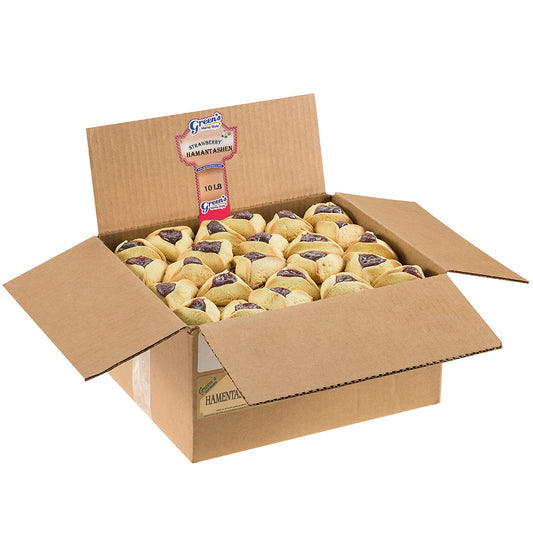 Strawberry Hamantaschen - 10 Pound Box (120 Count)