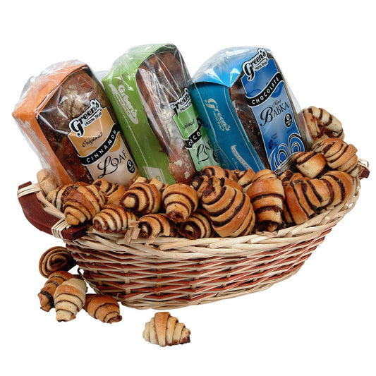 Traditional Holiday Babka Gourmet Kosher Gift Basket