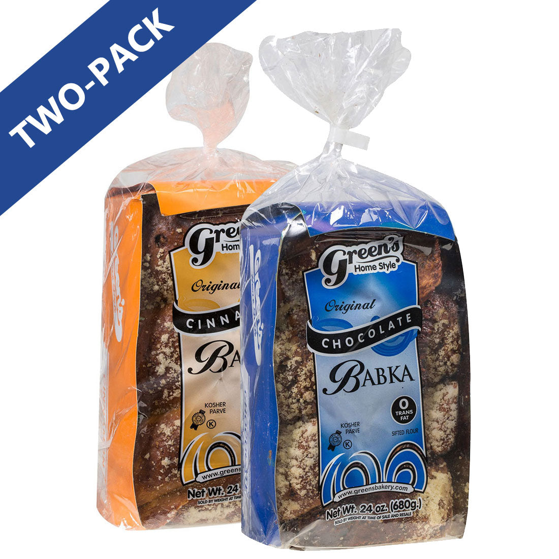 Cinnamon & Chocolate Babka - Pack of 2/24 oz